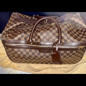 Louis Vuitton NEW Virgil Black SilverTravel Weekender Men's Women's Duffle  Bag